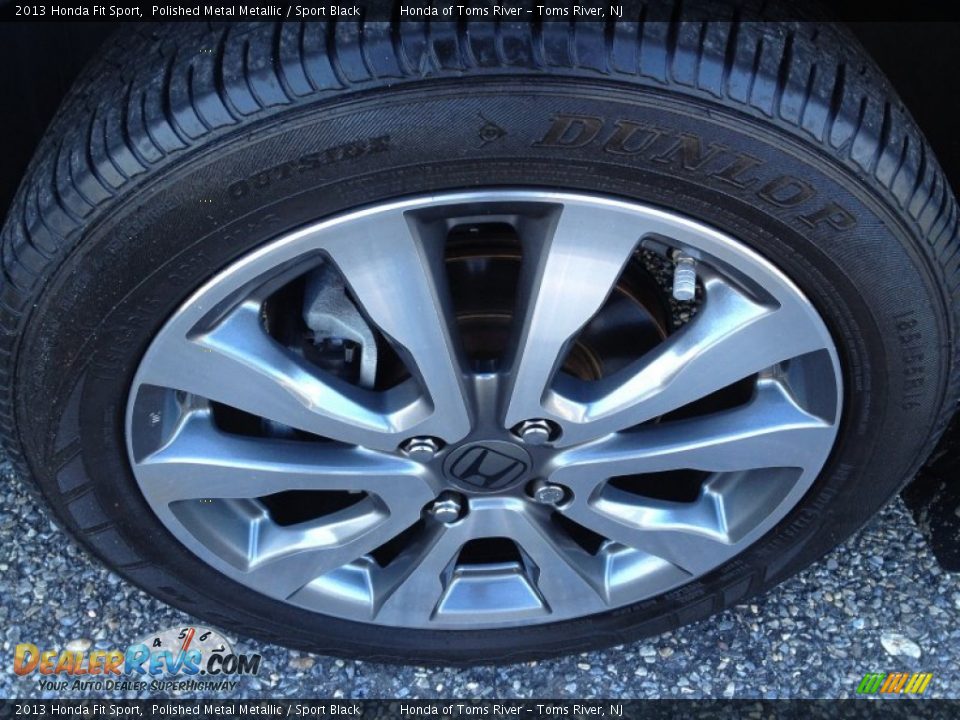 2013 Honda Fit Sport Polished Metal Metallic / Sport Black Photo #3