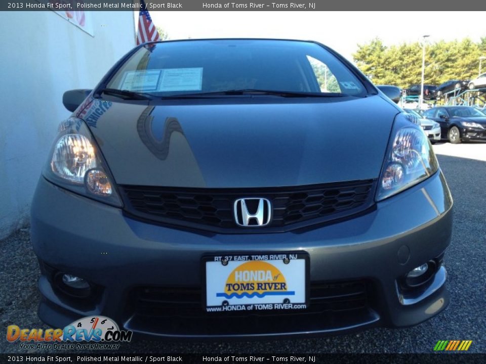 2013 Honda Fit Sport Polished Metal Metallic / Sport Black Photo #4