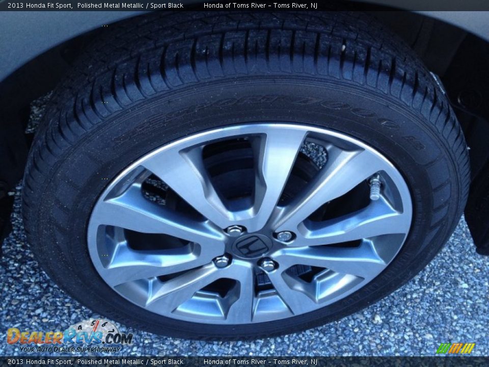 2013 Honda Fit Sport Polished Metal Metallic / Sport Black Photo #6