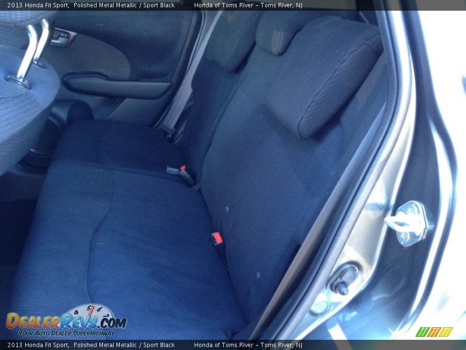 2013 Honda Fit Sport Polished Metal Metallic / Sport Black Photo #11