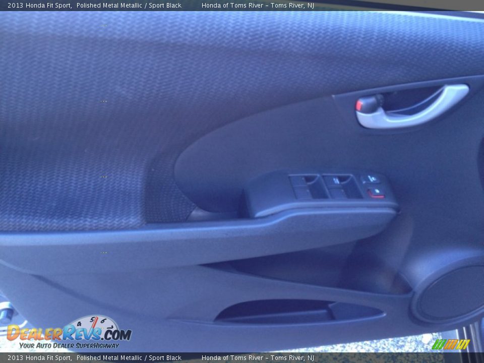 2013 Honda Fit Sport Polished Metal Metallic / Sport Black Photo #14