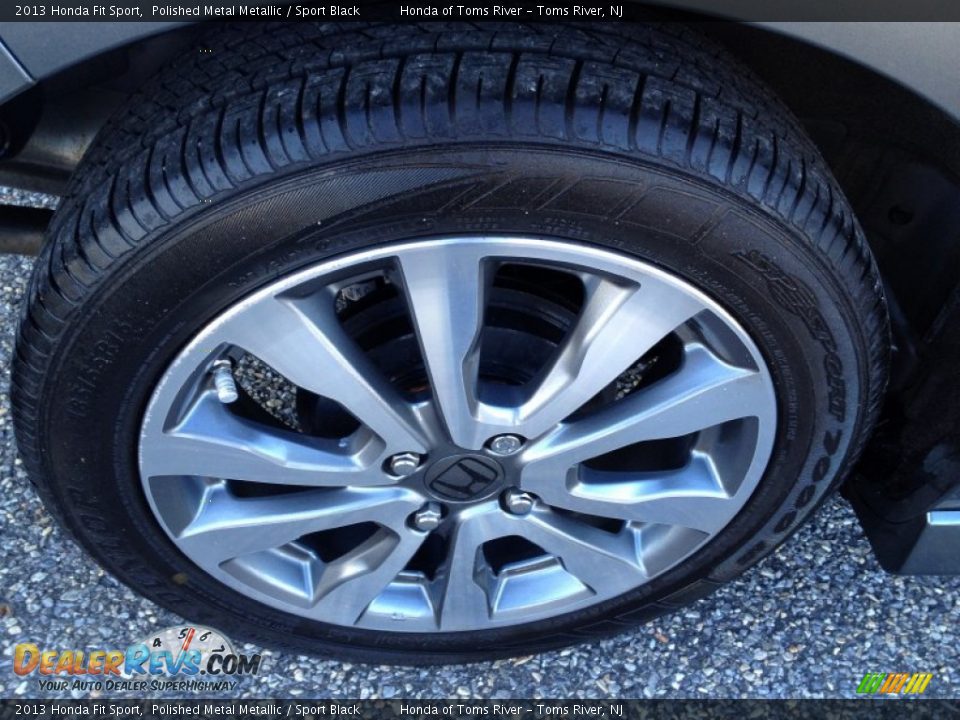 2013 Honda Fit Sport Polished Metal Metallic / Sport Black Photo #23