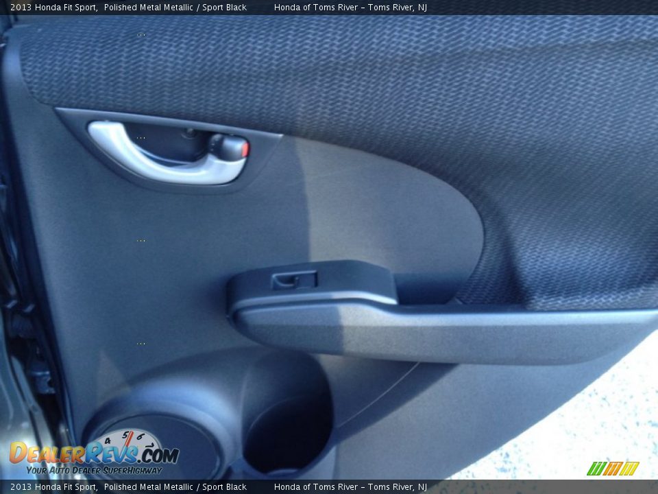 2013 Honda Fit Sport Polished Metal Metallic / Sport Black Photo #24