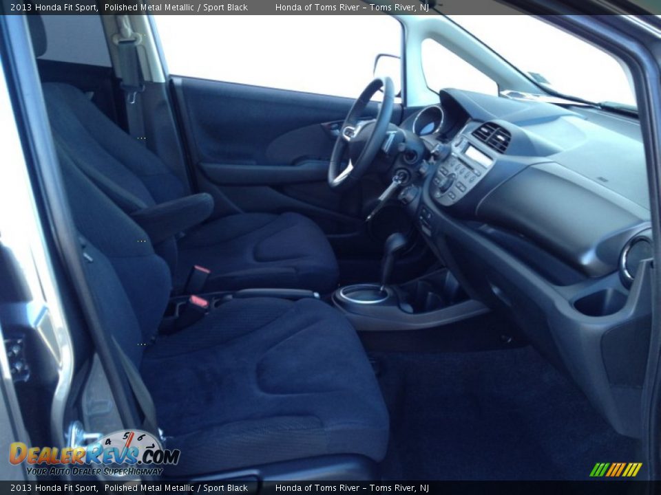 2013 Honda Fit Sport Polished Metal Metallic / Sport Black Photo #28