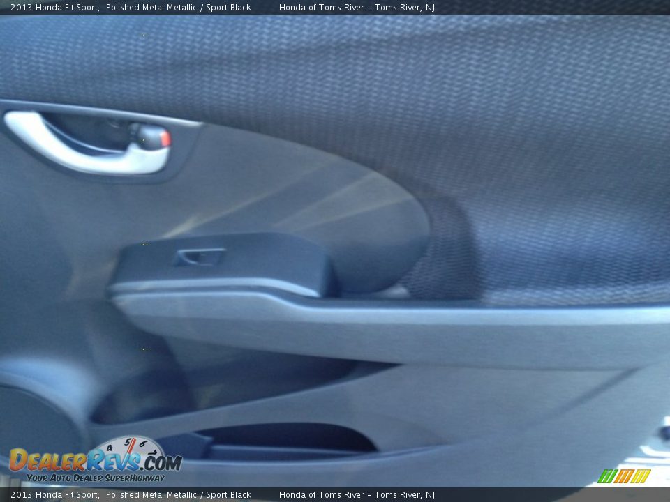 2013 Honda Fit Sport Polished Metal Metallic / Sport Black Photo #29