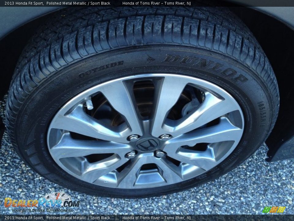 2013 Honda Fit Sport Polished Metal Metallic / Sport Black Photo #30
