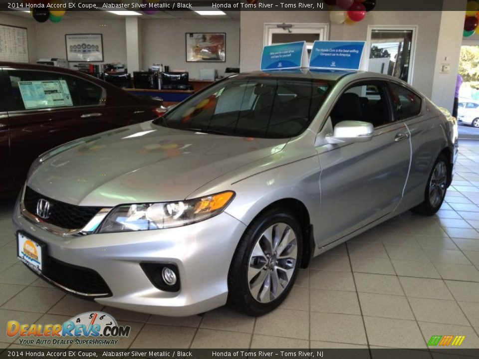 2014 Honda Accord EX Coupe Alabaster Silver Metallic / Black Photo #1