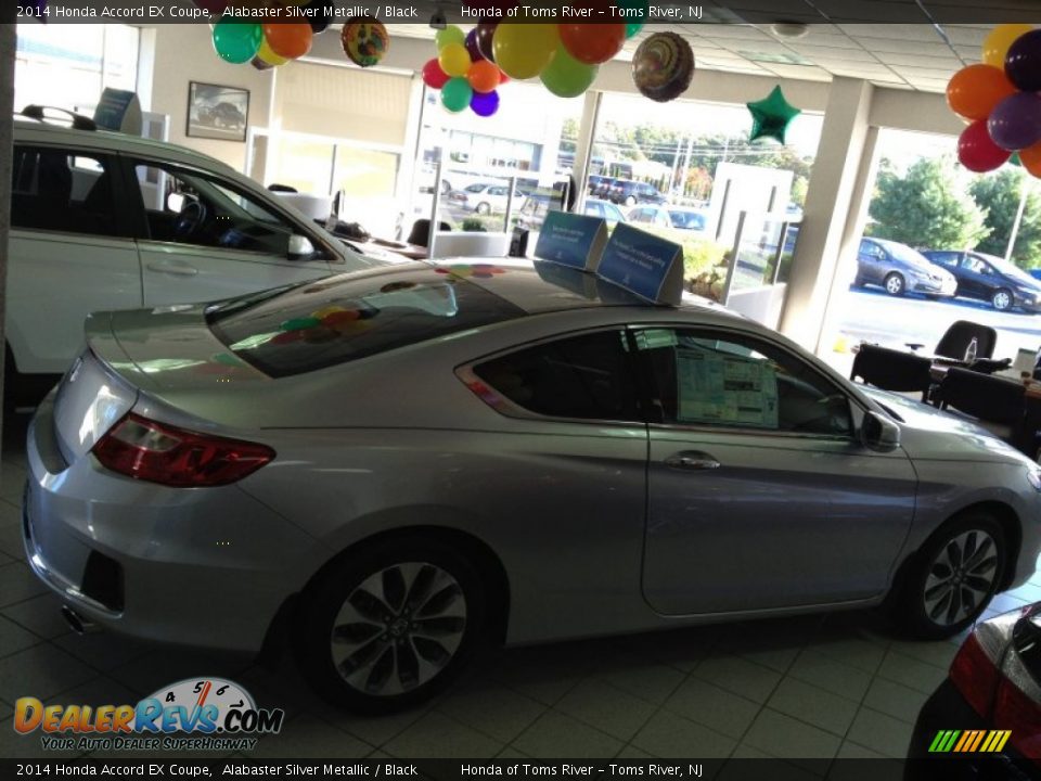 2014 Honda Accord EX Coupe Alabaster Silver Metallic / Black Photo #2