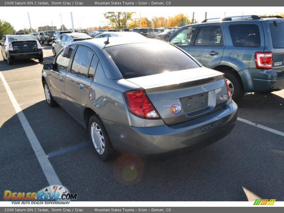 2006 Saturn ION 2 Sedan Storm Gray / Gray Photo #3