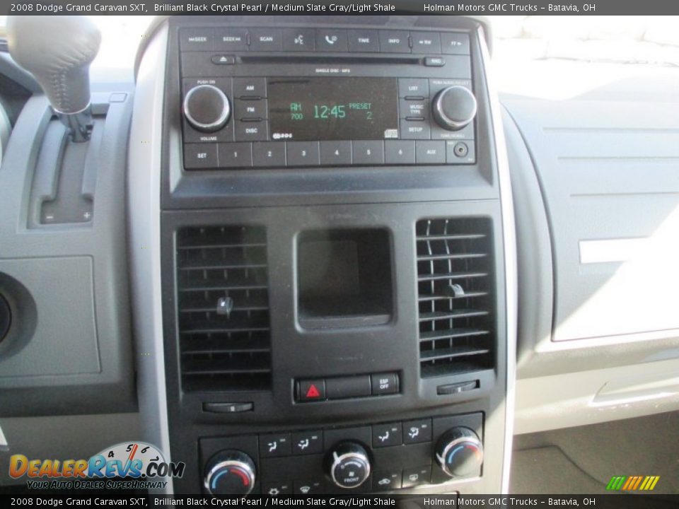 2008 Dodge Grand Caravan SXT Brilliant Black Crystal Pearl / Medium Slate Gray/Light Shale Photo #9