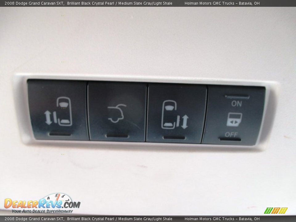 2008 Dodge Grand Caravan SXT Brilliant Black Crystal Pearl / Medium Slate Gray/Light Shale Photo #20