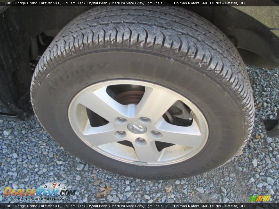 2008 Dodge Grand Caravan SXT Brilliant Black Crystal Pearl / Medium Slate Gray/Light Shale Photo #25