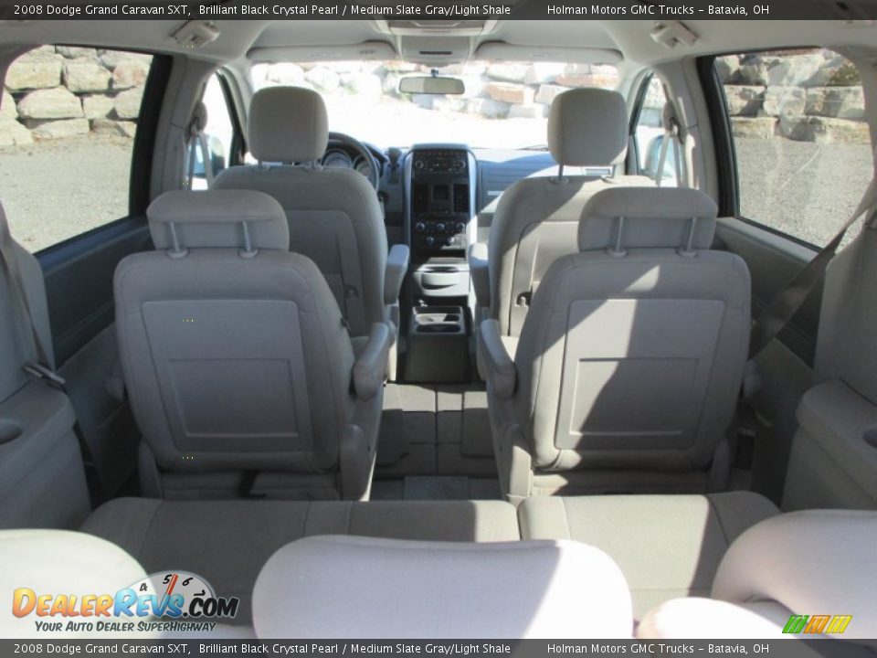 2008 Dodge Grand Caravan SXT Brilliant Black Crystal Pearl / Medium Slate Gray/Light Shale Photo #28