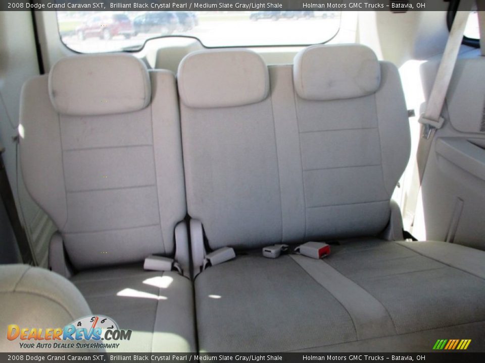 2008 Dodge Grand Caravan SXT Brilliant Black Crystal Pearl / Medium Slate Gray/Light Shale Photo #32