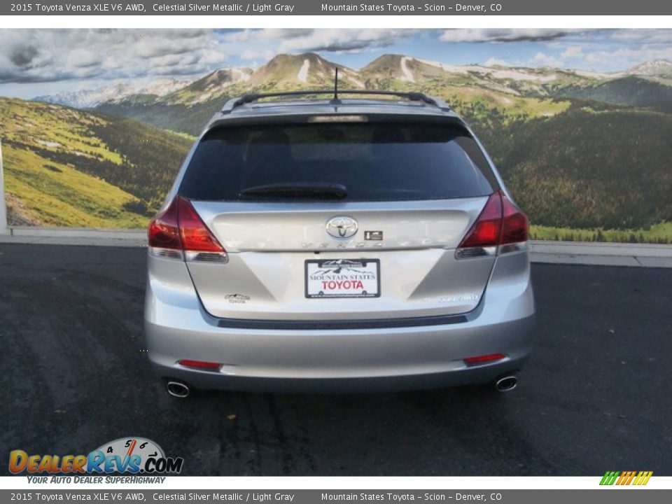 2015 Toyota Venza XLE V6 AWD Celestial Silver Metallic / Light Gray Photo #4