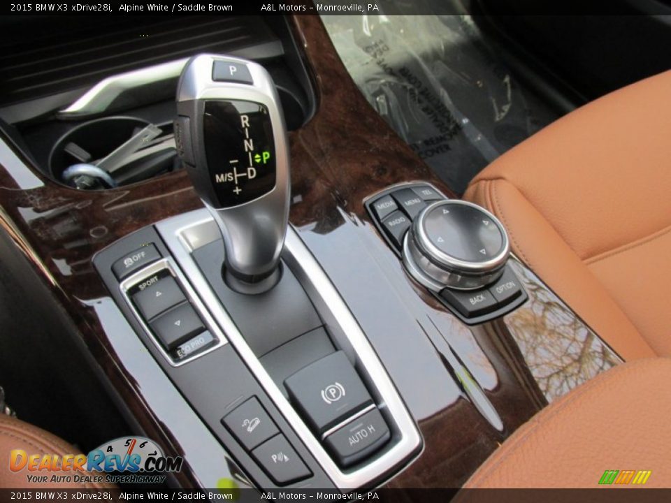 2015 BMW X3 xDrive28i Alpine White / Saddle Brown Photo #16