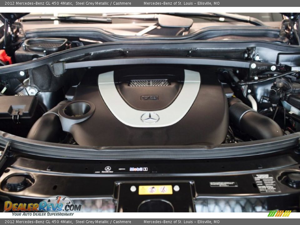 2012 Mercedes-Benz GL 450 4Matic Steel Grey Metallic / Cashmere Photo #8
