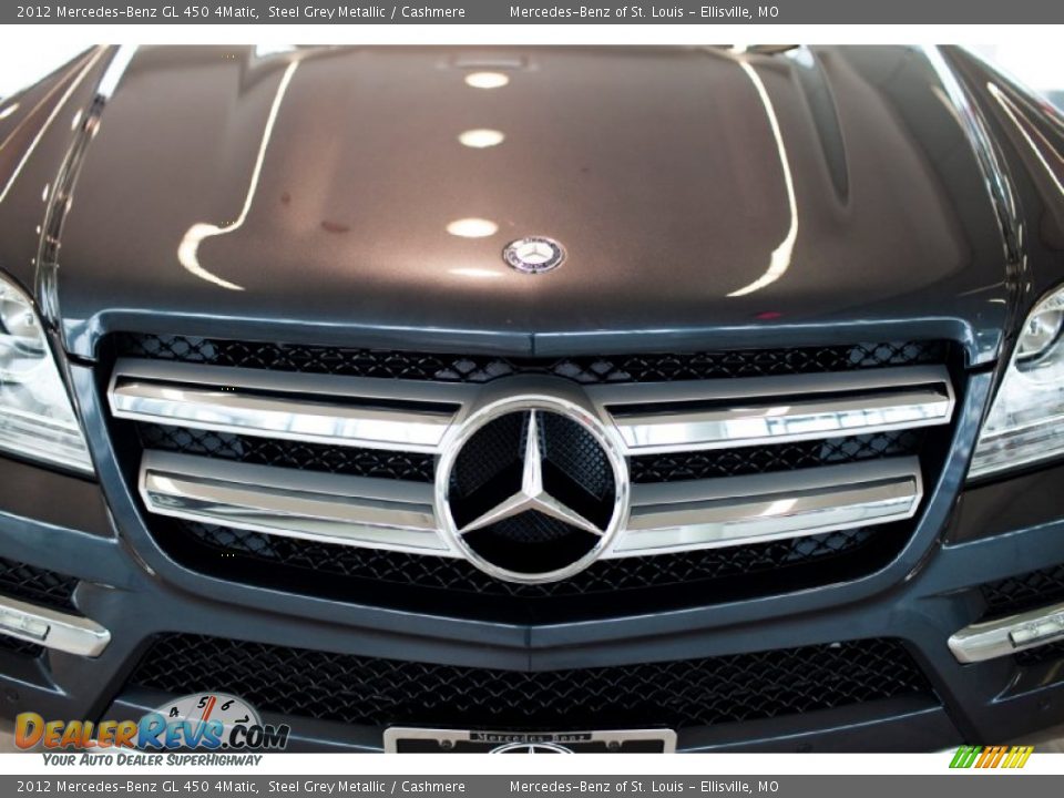 2012 Mercedes-Benz GL 450 4Matic Steel Grey Metallic / Cashmere Photo #11