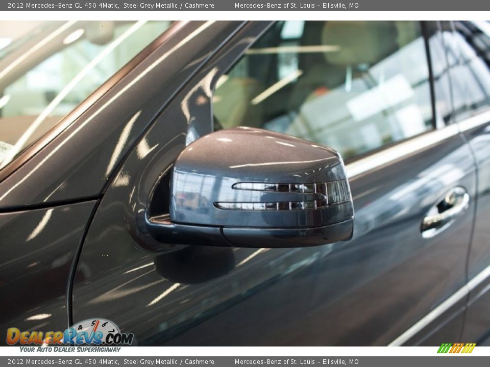 2012 Mercedes-Benz GL 450 4Matic Steel Grey Metallic / Cashmere Photo #13