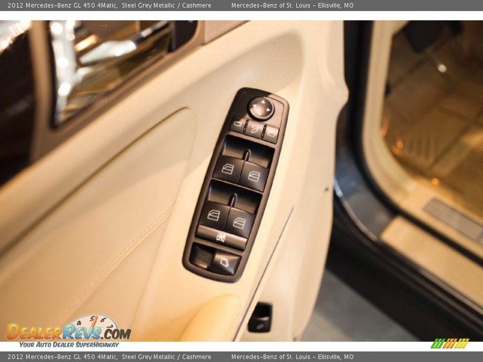 2012 Mercedes-Benz GL 450 4Matic Steel Grey Metallic / Cashmere Photo #17