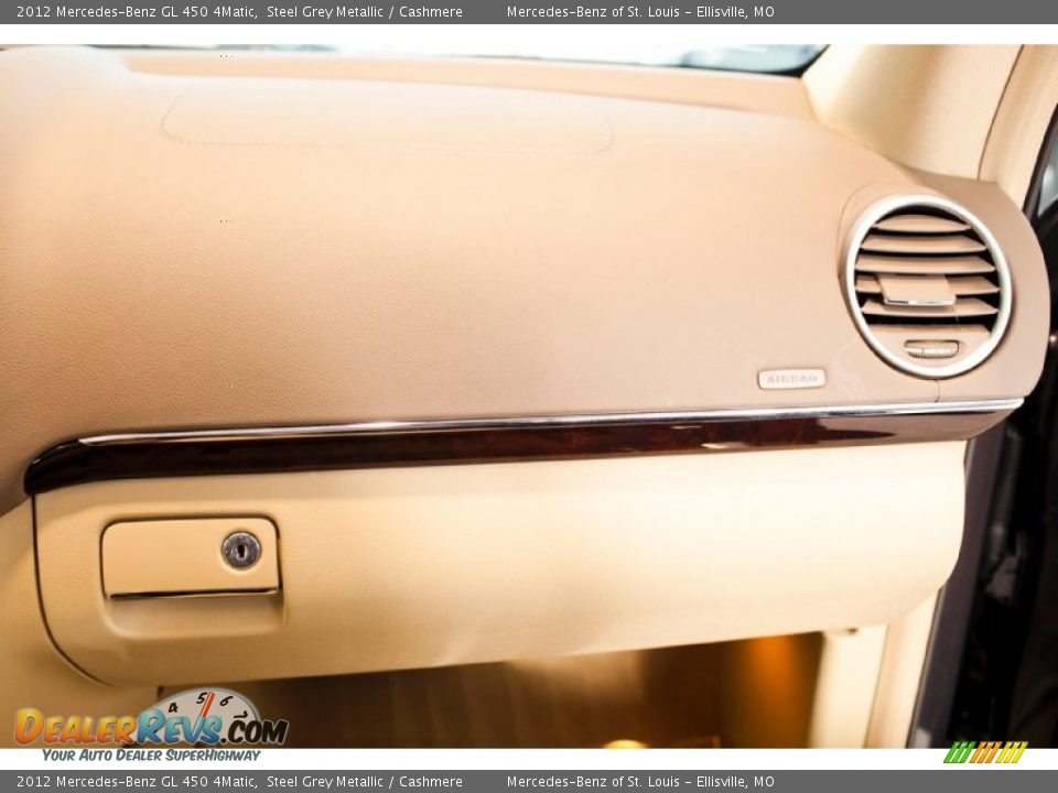 2012 Mercedes-Benz GL 450 4Matic Steel Grey Metallic / Cashmere Photo #32