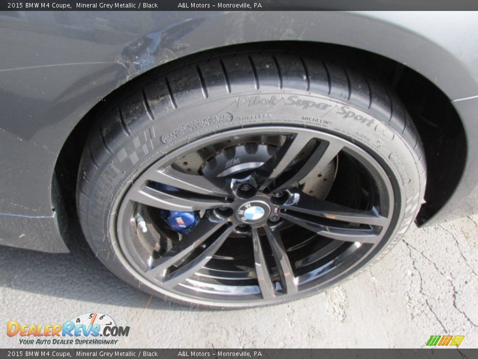 2015 BMW M4 Coupe Mineral Grey Metallic / Black Photo #3