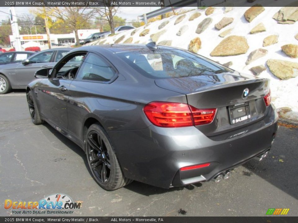 2015 BMW M4 Coupe Mineral Grey Metallic / Black Photo #4