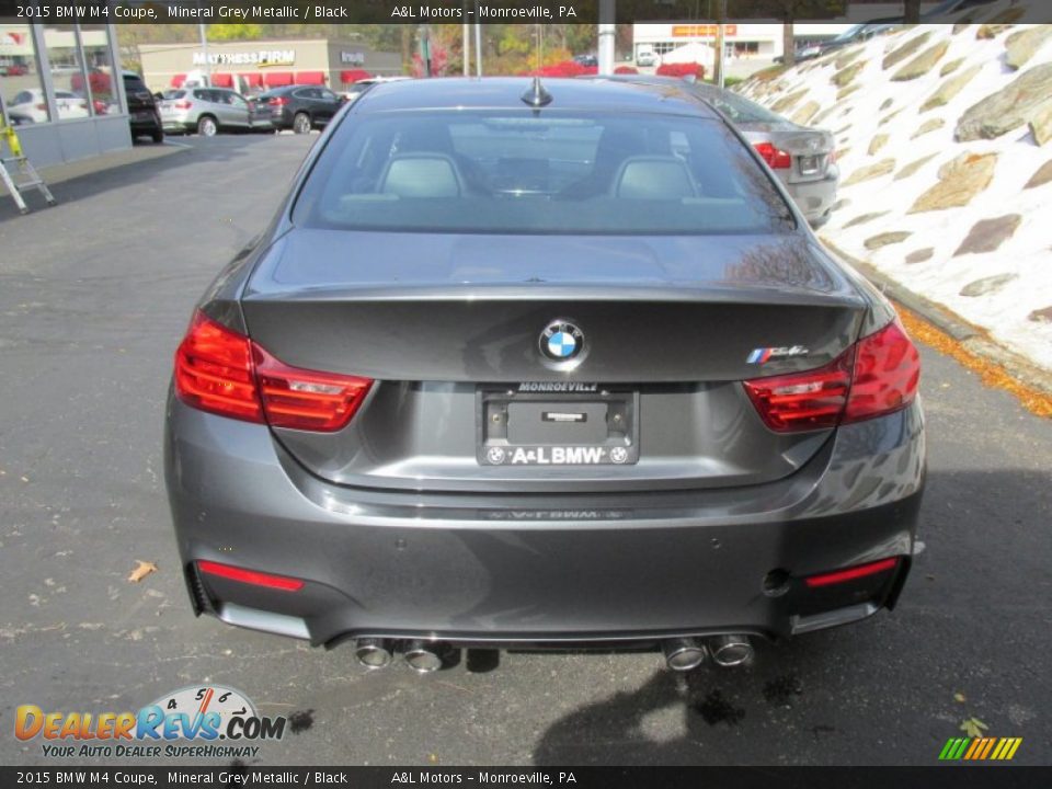 2015 BMW M4 Coupe Mineral Grey Metallic / Black Photo #5