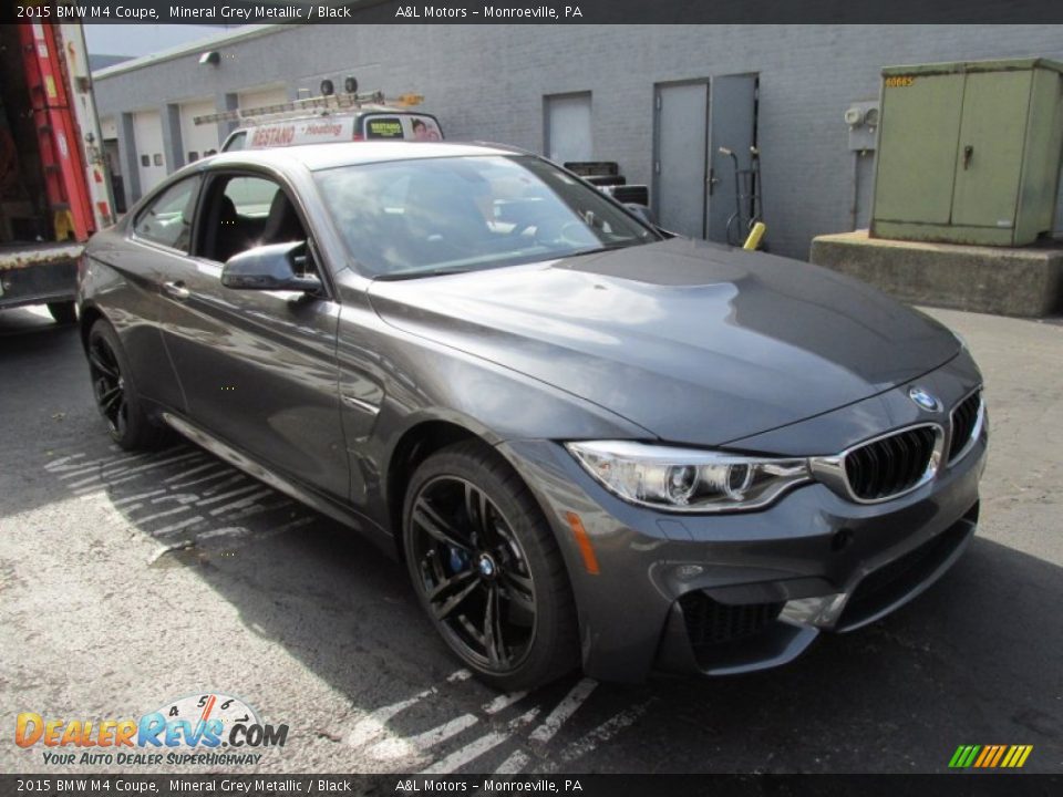 2015 BMW M4 Coupe Mineral Grey Metallic / Black Photo #7
