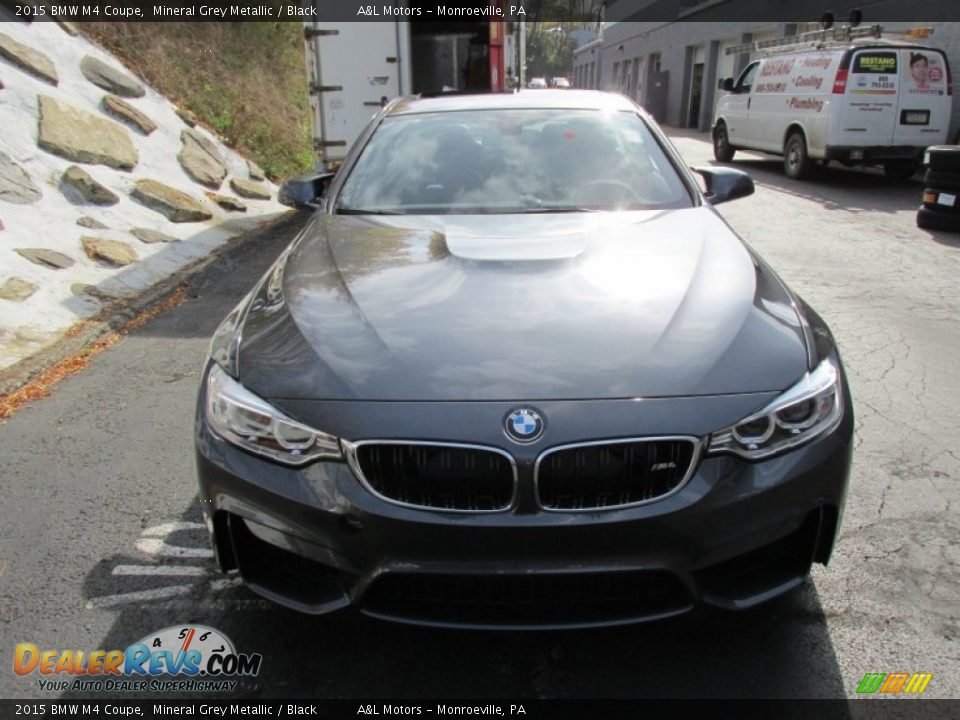 2015 BMW M4 Coupe Mineral Grey Metallic / Black Photo #8