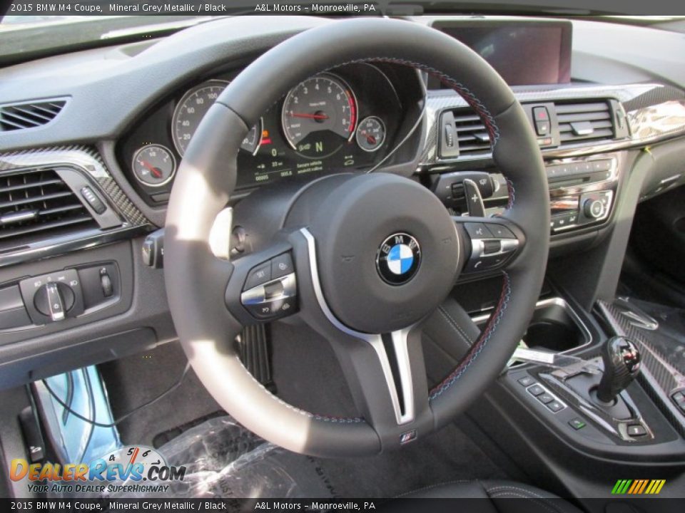 2015 BMW M4 Coupe Mineral Grey Metallic / Black Photo #13