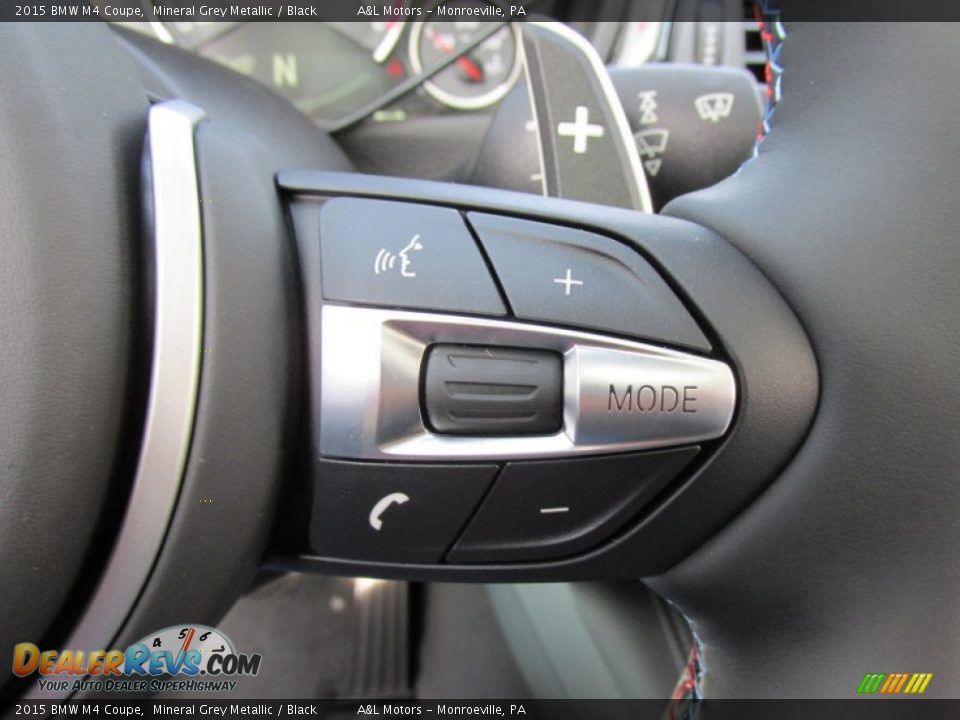 2015 BMW M4 Coupe Mineral Grey Metallic / Black Photo #17