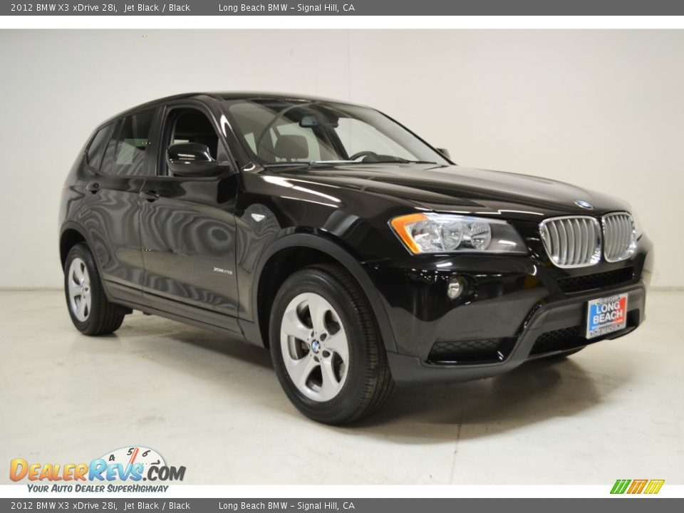 2012 BMW X3 xDrive 28i Jet Black / Black Photo #2