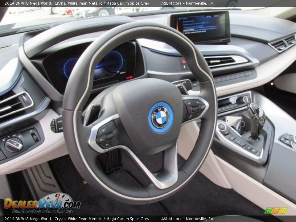 Dashboard of 2014 BMW i8 Mega World Photo #12