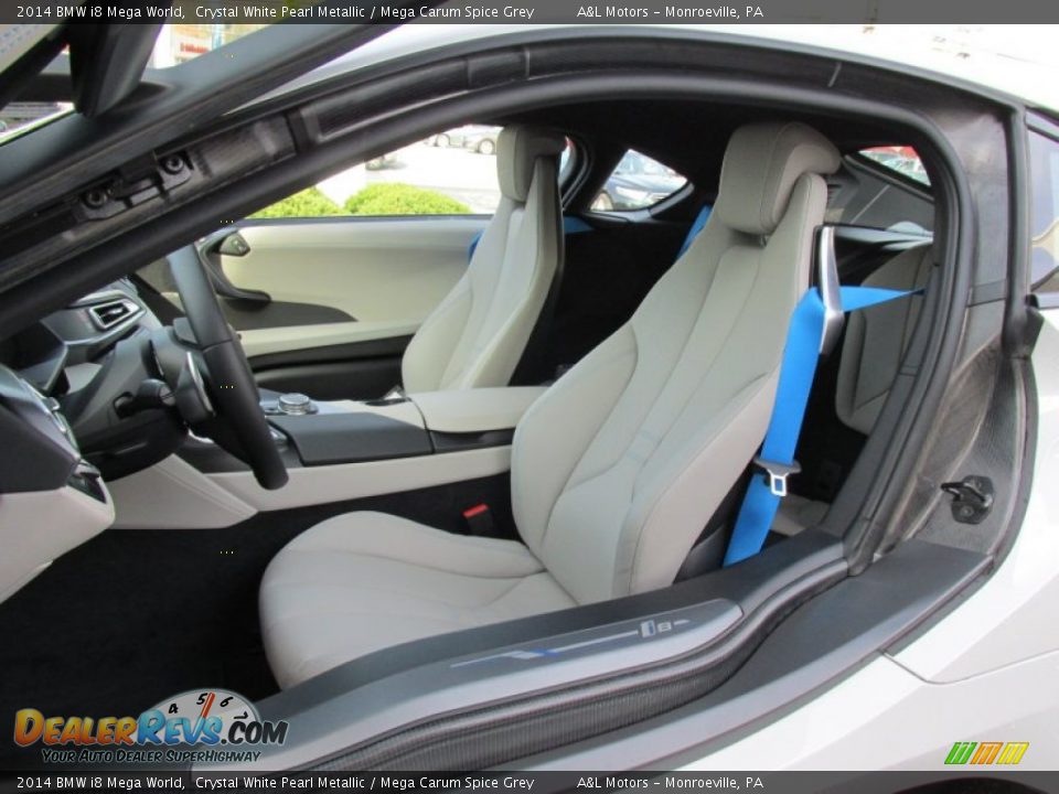 Mega Carum Spice Grey Interior - 2014 BMW i8 Mega World Photo #13