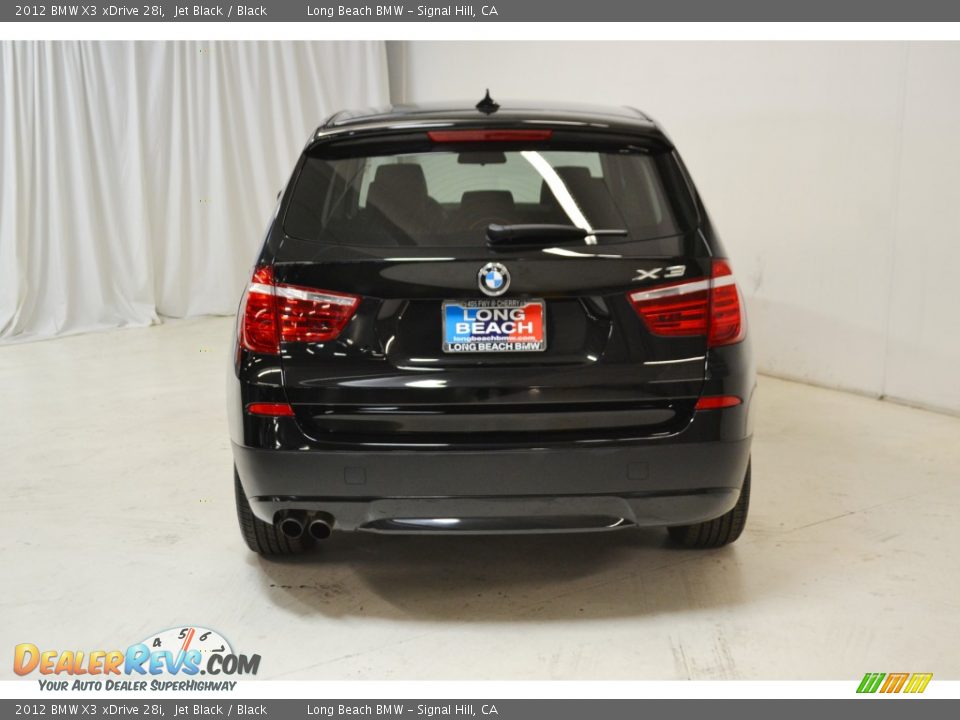 2012 BMW X3 xDrive 28i Jet Black / Black Photo #7