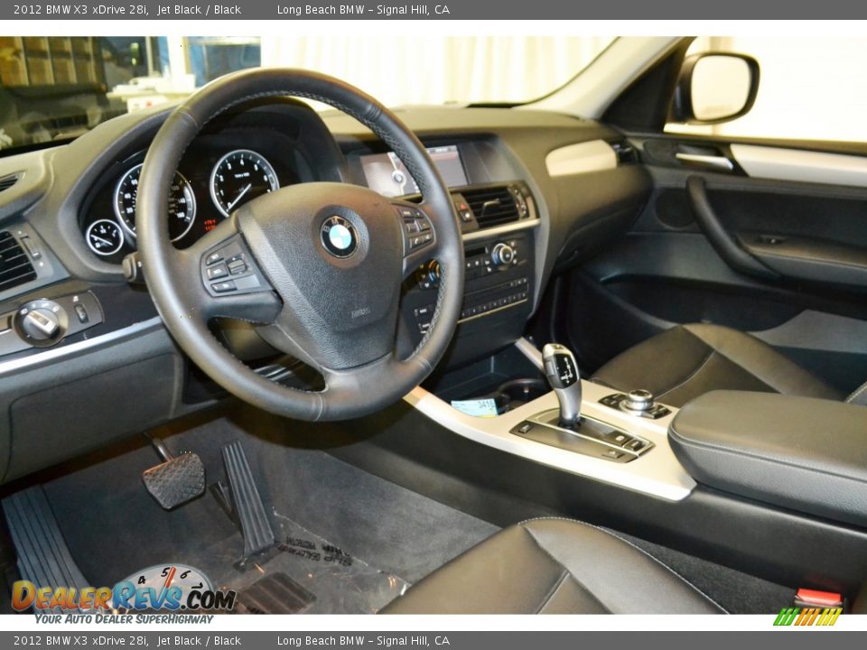 2012 BMW X3 xDrive 28i Jet Black / Black Photo #12