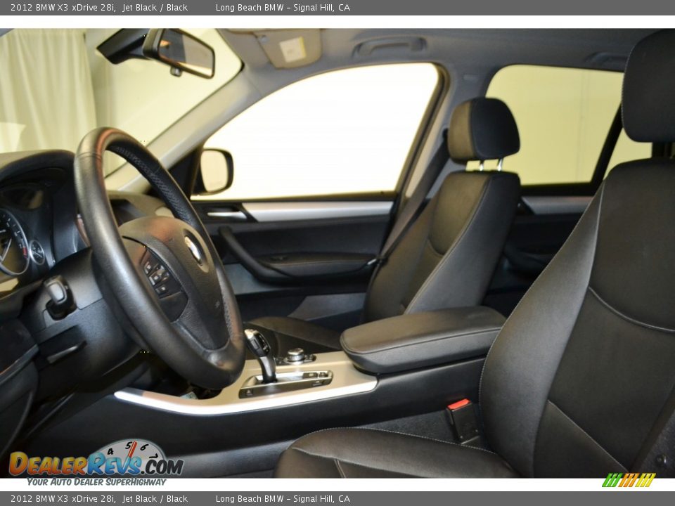 2012 BMW X3 xDrive 28i Jet Black / Black Photo #13