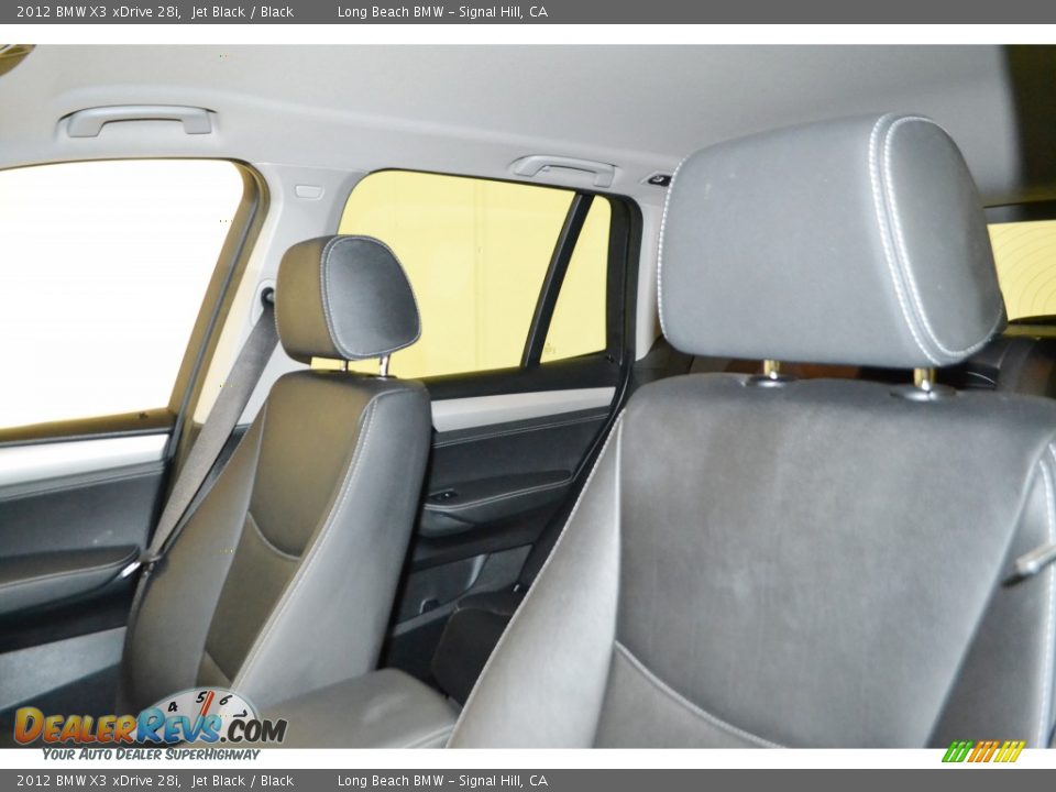 2012 BMW X3 xDrive 28i Jet Black / Black Photo #14