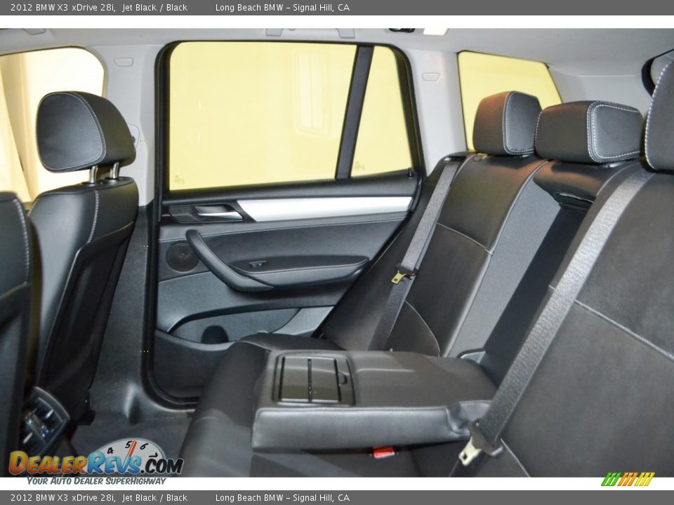 2012 BMW X3 xDrive 28i Jet Black / Black Photo #16