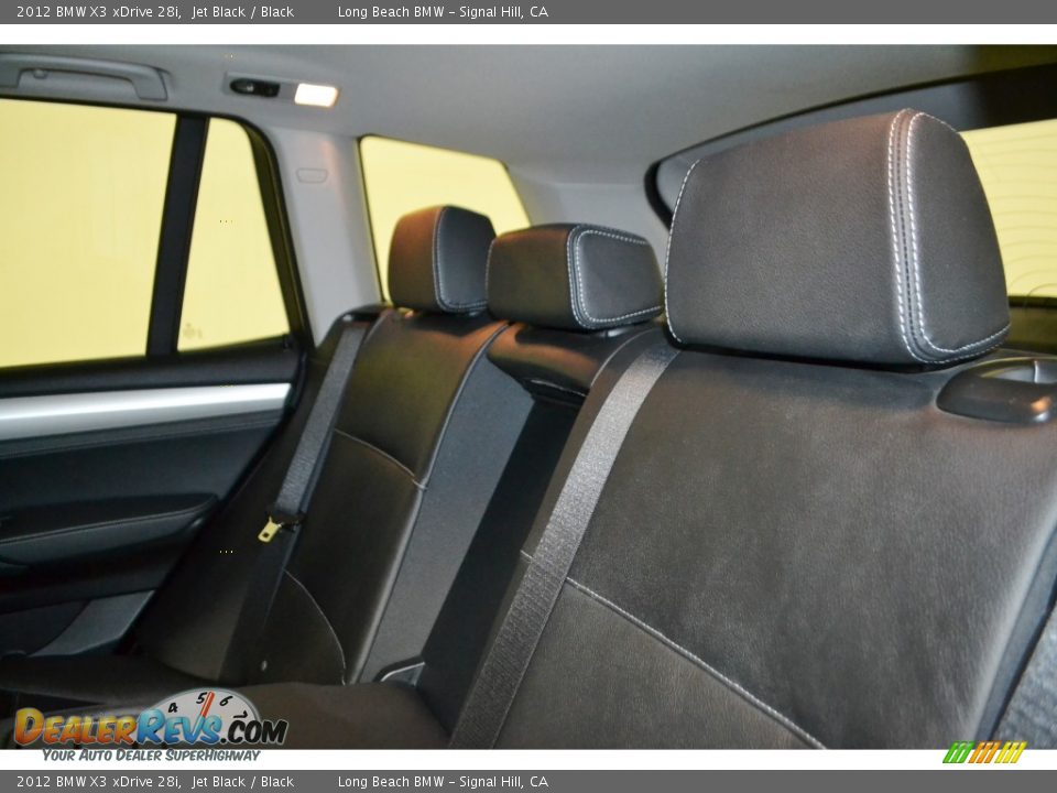 2012 BMW X3 xDrive 28i Jet Black / Black Photo #17