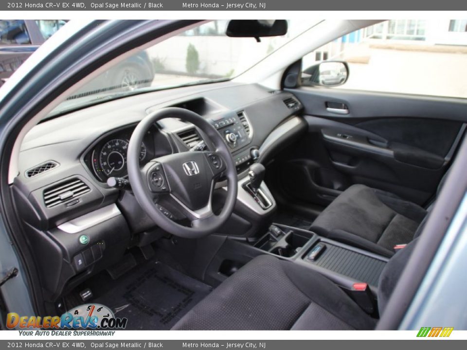 2012 Honda CR-V EX 4WD Opal Sage Metallic / Black Photo #11