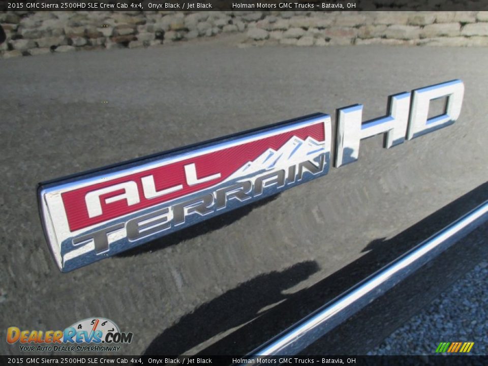 2015 GMC Sierra 2500HD SLE Crew Cab 4x4 Onyx Black / Jet Black Photo #4