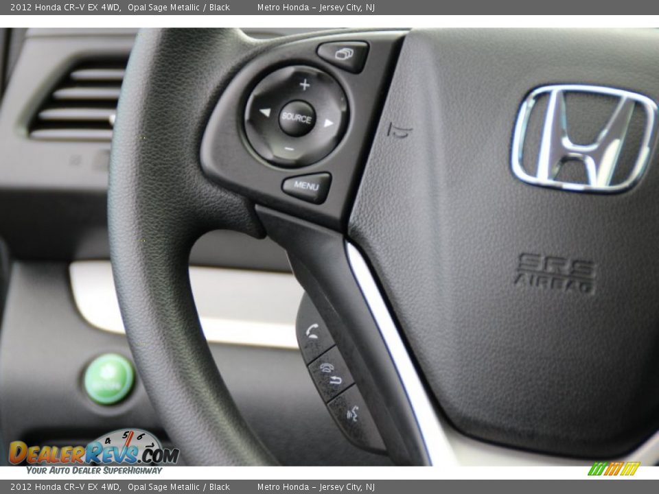 2012 Honda CR-V EX 4WD Opal Sage Metallic / Black Photo #18