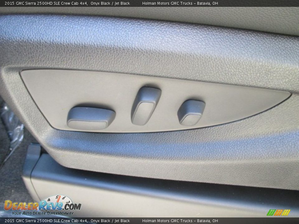 2015 GMC Sierra 2500HD SLE Crew Cab 4x4 Onyx Black / Jet Black Photo #9