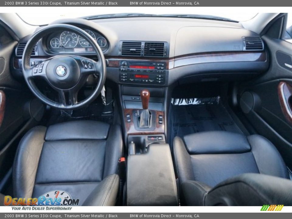 2003 BMW 3 Series 330i Coupe Titanium Silver Metallic / Black Photo #11