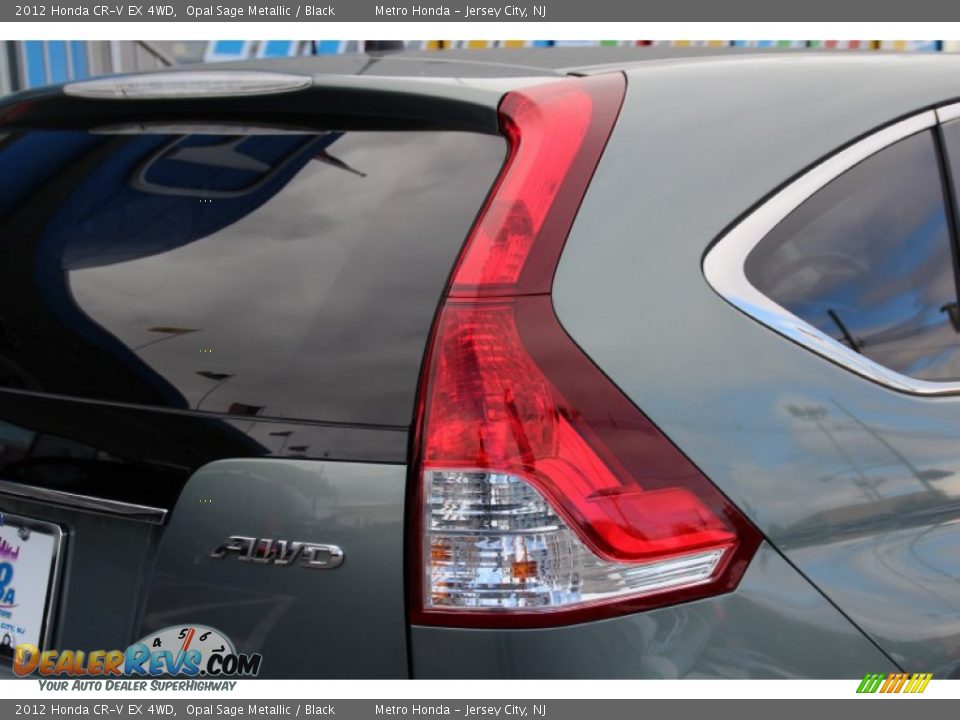 2012 Honda CR-V EX 4WD Opal Sage Metallic / Black Photo #24