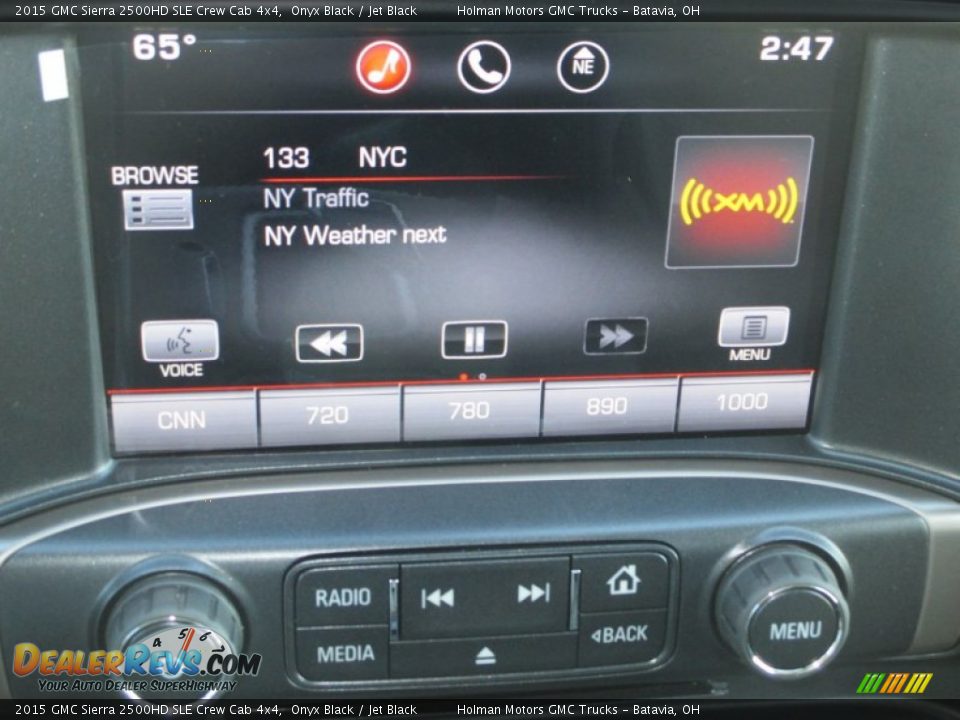 2015 GMC Sierra 2500HD SLE Crew Cab 4x4 Onyx Black / Jet Black Photo #13