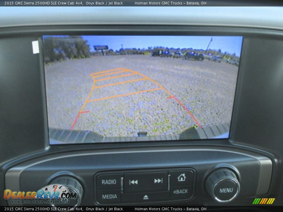 2015 GMC Sierra 2500HD SLE Crew Cab 4x4 Onyx Black / Jet Black Photo #14