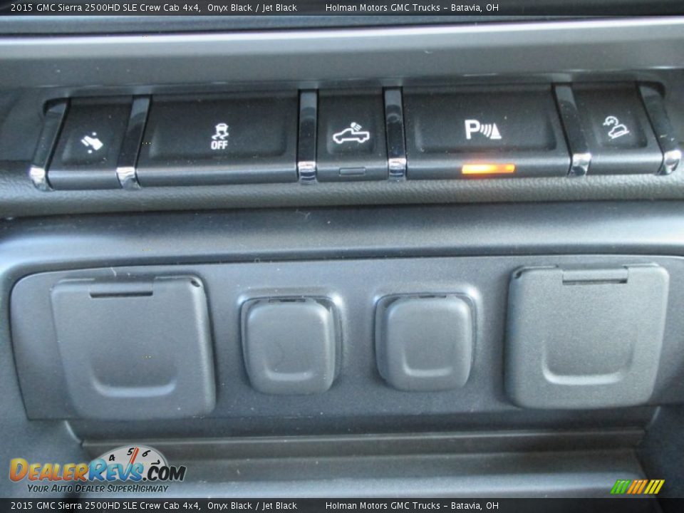 2015 GMC Sierra 2500HD SLE Crew Cab 4x4 Onyx Black / Jet Black Photo #18